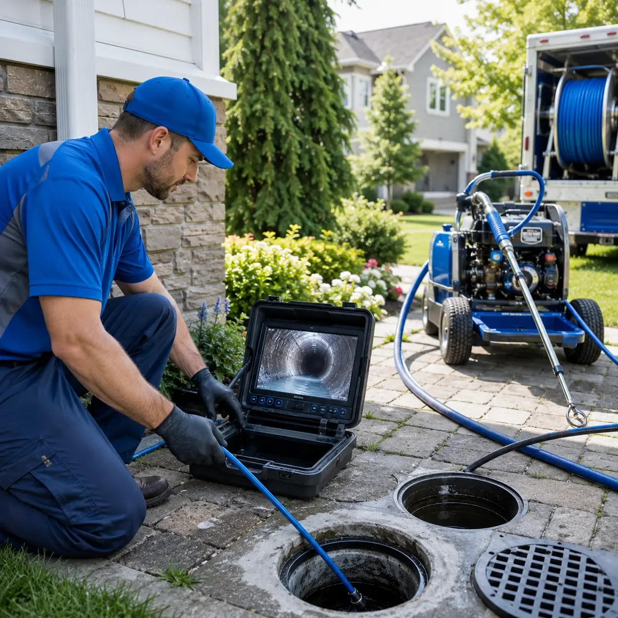 Outdoor drain cleaning professionals serving Emmett, ID